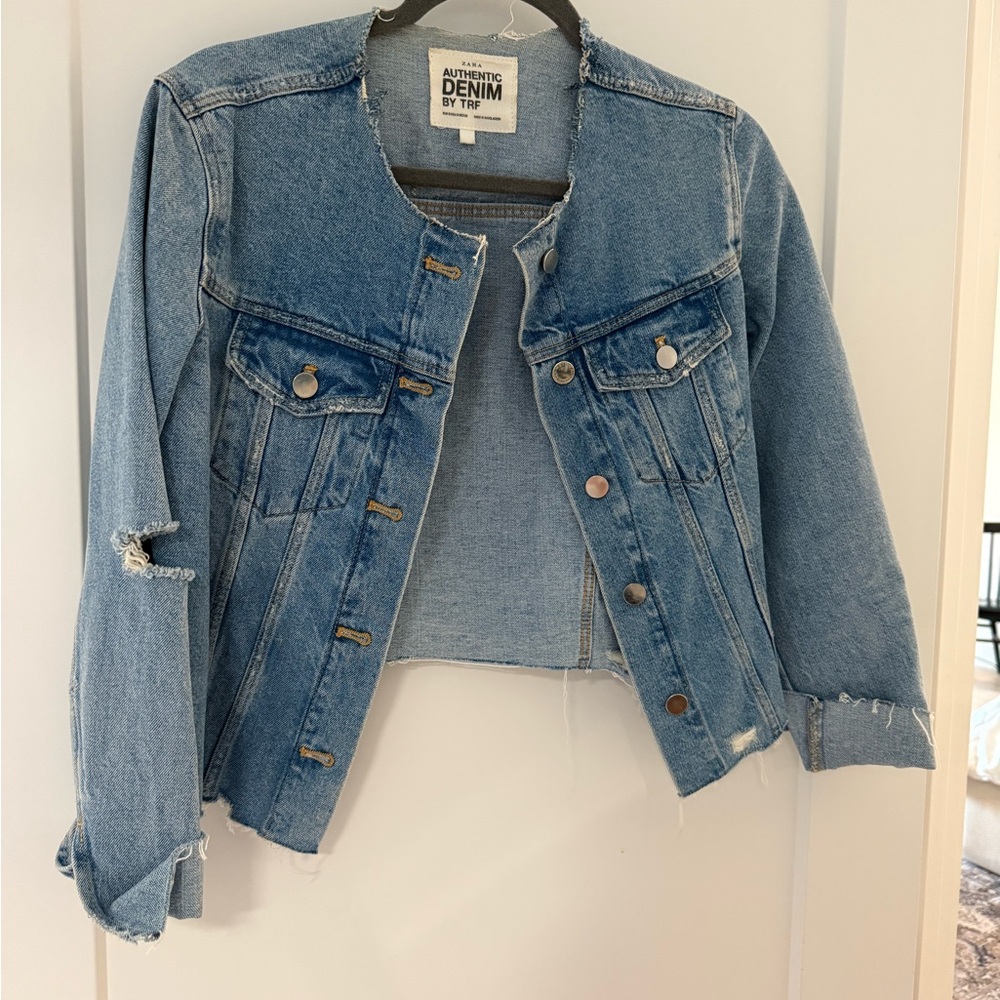Zara Light Blue Denim Jacket